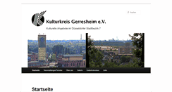 Desktop Screenshot of kulturkreis-gerresheim.de